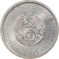 Monnaie, Transnistrie, 5 Kopeek, 2005, TTB+, Aluminium, KM:50 - Moldavie