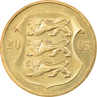Monnaie, Estonia, Kroon, 2003, No Mint, TTB+, Aluminum-Bronze, KM:35 - Estland