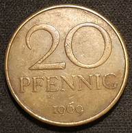 ALLEMAGNE - GERMANY - RDA - 20 PFENNIG 1969 - KM 11 - 10 Pfennig