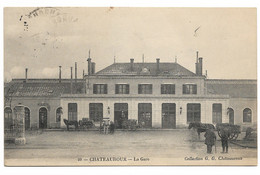 CPA 36 INDRE  CHÂTEAUROUX  La Gare N°40 - Chateauroux