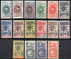 ColTGC  Colonie Palmier Faidherbe Mauritanie N° 1 à 16 Neuf XX MNH Cote 1250,00€ - 1906-08 Palmiers – Faidherbe – Ballay