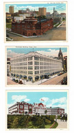 3 Different TOLEDO, Ohio, USA,  Old WB Postcard - Toledo