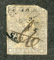 W 15229  Swiss 1856  Mi.# 18 II Ayna FAULTY  O Offers Welcome! - Altri & Non Classificati