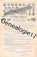 96 2784 ANGLETERRE ENGLAND BRADFORD YORKSHIRE Maker Power Looms GEORGES HODGSON - Regno Unito