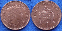 UK - 1 Penny 2001 KM#986 Elizabeth II Decimal Coinage (1971) - Edelweiss Coins - Andere & Zonder Classificatie