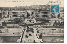 PARIS - Place De La Concorde - Vue Panoramique - Mehransichten, Panoramakarten