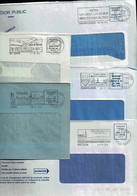 5 Enveloppes Du Trésor Public - Franchise Postale - Civil Frank Covers