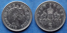 UK - 5 Pence 2005 KM#988 Elizabeth II Decimal Coinage (1971) - Edelweiss Coins - Sonstige & Ohne Zuordnung