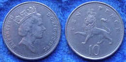 UK - 10 Pence 1992 KM#938b Elizabeth II Decimal Coinage (1971) - Edelweiss Coins - Altri & Non Classificati