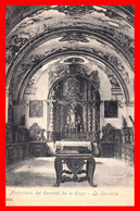 ESPAÑA - LA RIOJA -POSTAL SIN FRANQUEAR MONASTERIO DEL ESCORIAL DE LA RIOJA  LA SACRISTIA - La Rioja (Logrono)