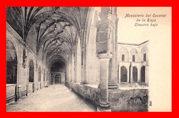 ESPAÑA - LA RIOJA -POSTAL SIN FRANQUEAR MONASTERIO DEL ESCORIAL DE LA RIOJA  CLAUSTRO BAJO - La Rioja (Logrono)