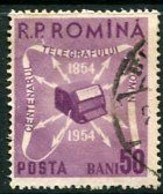 ROMANIA 1954 Telegraph Centenary Used,  Michel 1496 - Used Stamps