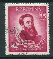 ROMANIA 1954 Tattarescu Anniversary Used,  Michel 1494 - Gebraucht