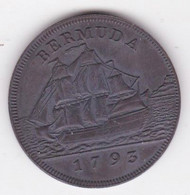 Bermudes /Bermuda 1 Penny 1793, George III. 11,7g – 31 Mm, Faux ?? - Bermudes