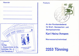 BRD,  PP 069 B2/011, RfBGS Ihmann,Tönning - Postales Privados - Usados