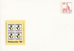 BRD, PP 099 D2/001, BuSchl. 35, Philatelia '82, Hannover - Cartes Postales Privées - Neuves