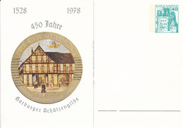 BRD, PP 100 C2/011b, BuSchl. 40,  450 Jahre Harburger Schützengilde - Privé Postkaarten - Ongebruikt