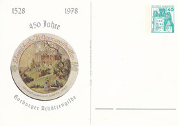 BRD, PP 100 C2/011c, BuSchl. 40,  450 Jahre Harburger Schützengilde - Privé Postkaarten - Ongebruikt