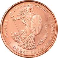 Grande-Bretagne, Euro Cent, 2003, Unofficial Private Coin, SUP, Copper Plated - Privatentwürfe