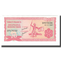 Billet, Burundi, 20 Francs, 2007, 2007-11-01, KM:27d, NEUF - Burundi