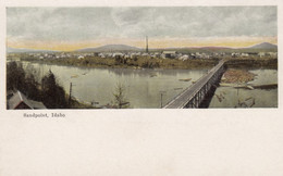 Sandpoint Idaho, View Of Town From Across Long Bridge, C1900s Vintage Postcard - Altri & Non Classificati