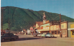 Jackson Wyoming, Downtown Street Scene, Autos, Business Signs, C1950s Vintage Postcard - Autres & Non Classés
