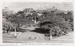 Brisbane Australia, Centenary Park, St. John's Cathedral, C1950s Vintage Sidues #665 Real Photo Postcard - Brisbane