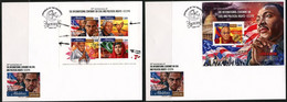 Maldives 2016, Civil Right, MLK, Dalai Lama, 4val In BF +BF In 2FDC - Martin Luther King