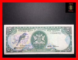 TRINIDAD & TOBAGO  5 $ 1997  P. 37  "sig.  W. Dookeran"   VF - Trinidad Y Tobago