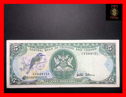 TRINIDAD & TOBAGO  5 $ 1997  P. 37  "sig.  W. Dookeran"   VF - Trinidad & Tobago