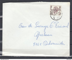 Brief Van Houthulst Naar Diksmuide - 1970-1980 Elström
