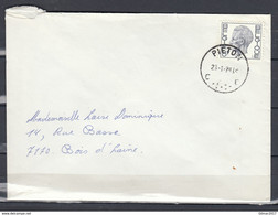 Brief Van Pieton Naar Bois D'Haine - 1970-1980 Elström