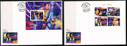 Maldives 2016, Music, Prince, 4val In BF +BF In 2FDC - Maldives (1965-...)