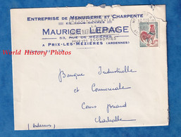 Enveloppe Ancienne De 1965 - PRIX Les MEZIERES ( Ardennes ) - Maison Maurice LEPAGE Menuiserie - Charleville - Sonstige & Ohne Zuordnung