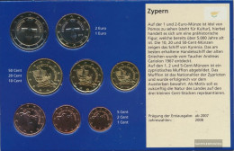 Cyprus 2018 Stgl./unzirkuliert Kursmünzensatz Stgl./unzirkuliert 2018 Euro-reprint - Chypre