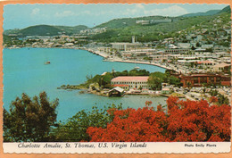 Charlotte Amalie St Thomas U.S. Virgin Islands Old Postcard - Virgin Islands, US