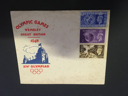 (Y 26) FDC - London Olympic Games - UK - Wembley - 1948 - Sommer 1948: London