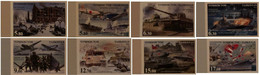 Tajikistan 2020 75 Ann Of The End Of WWII Set Of 8 Imperf Stamps - Airplanes