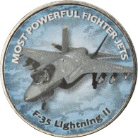 Monnaie, Zimbabwe, Shilling, 2018, Fighter Jet - F-35 Lightning II, SPL, Nickel - Simbabwe