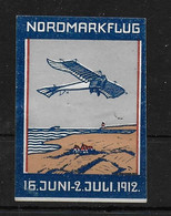 Deutsches Reich 1912 Nordmarkflug Spendenmarke Cinderella Vignet Werbemarke Propaganda Aviation - Fantasy Labels