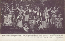 CH BOUDRY  / Les Saisons Allégorie Enfantine Groupe De L'Automne  Septembre 1908  / - Boudry