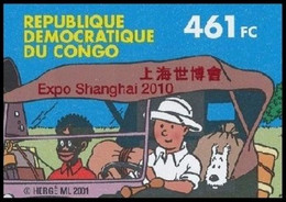 2093** ND/ONG (BL205) SURCHARGE/OVERPRINTING Shanghaï - Tintin Au Congo / Kuifje In Congo - CONGO - Philabédés (fumetti)