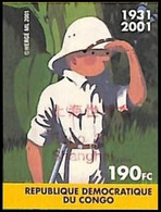 2092**ND/ONG - SURCHARGE / OVERPRINTING Shanghaï - Tintin Au Congo / Kuifje In Congo - CONGO - Philabédés (comics)