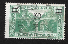 Monaco N°  107  Oblitéré   B/TB    - Usados