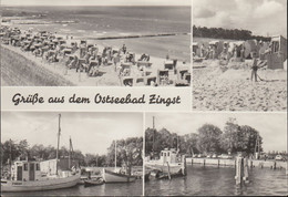 D-18374 Zingst - Alte Ansichten - Hafen - Fischkutter - 3x Nice Stamps - Zingst