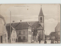 68 HABSHEIM ... L'Eglise (Kanitzer Mulhouse) Circulée En 1919 Cachet - Habsheim
