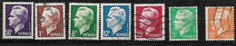 Monaco N°  345 à 350  Oblitérés     B/TB Le 344 Neuf * Offert   - Used Stamps