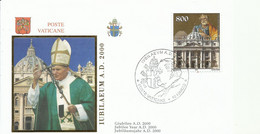 VATICANO, SOBRE CONMEMORATIVO  PAPA JUAN PABLO  II - Lettres & Documents