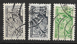 Monaco N°  372 ; 374 Et 374   Oblitérés    B/TB    - Used Stamps