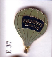 E37 Pin's MONTGOLFIERE BALLOON Tabac Gauloises Achat Immédiat - Montgolfières